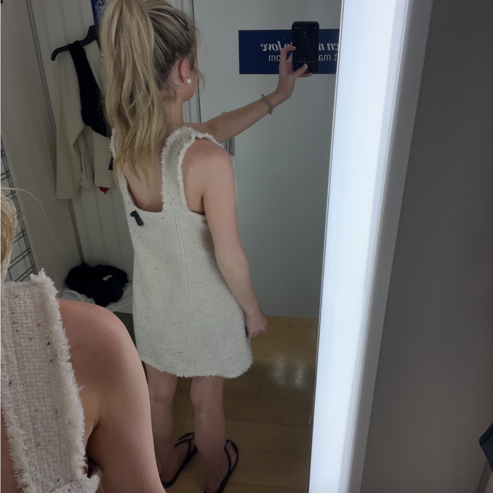 NWT House of Harlow 1960 Tweed Cream Dress - Picture 12 of 12